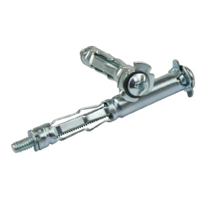 Hollow wall anchor with machine screw